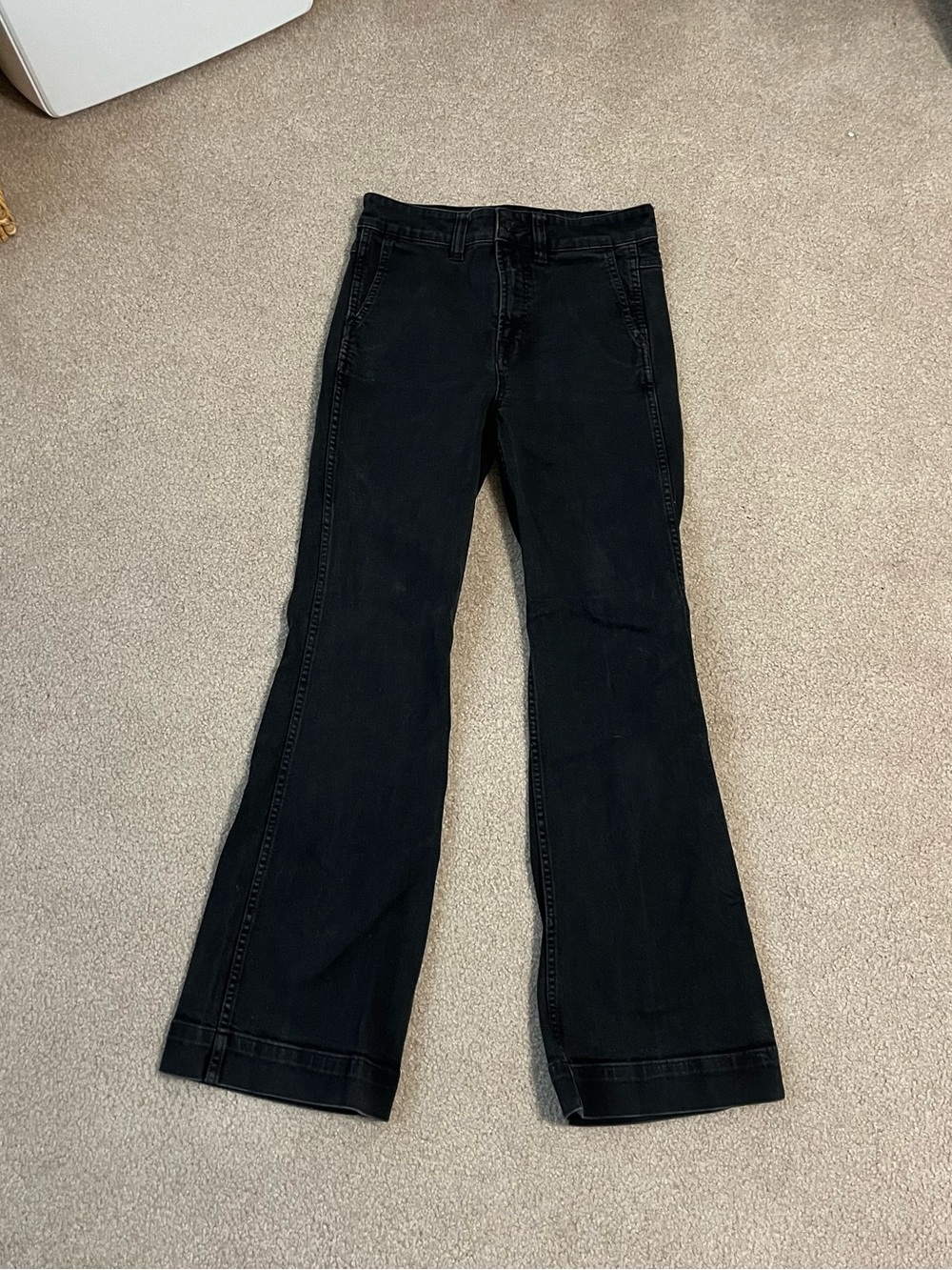 J. Crew Black Flare Jeans